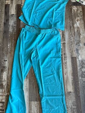 Women’s Turquoise Elastic-Waist  - Casual Comfort